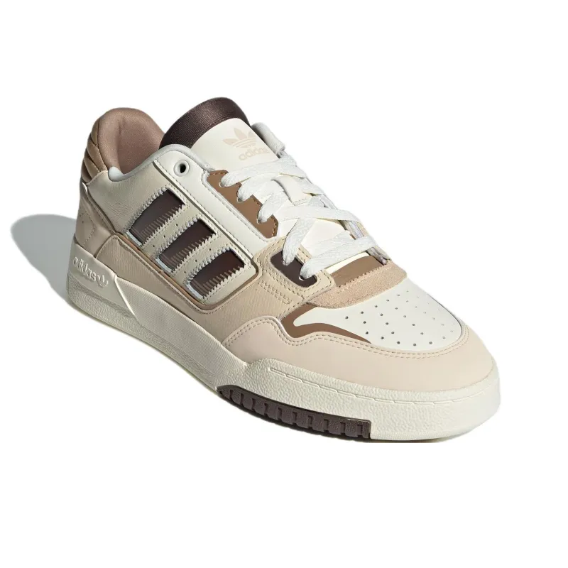 Adidas Originals Drop Step 2.0 Low Top Skateboard Shoes Unisex White Brown-2