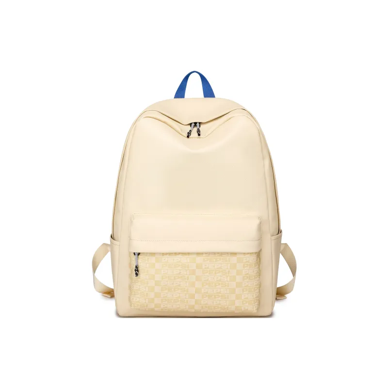 Pepsi Collaboration Water Repellent PU One Shoulder Backpack Fanny Pack Large Size Unisex Black/White-19