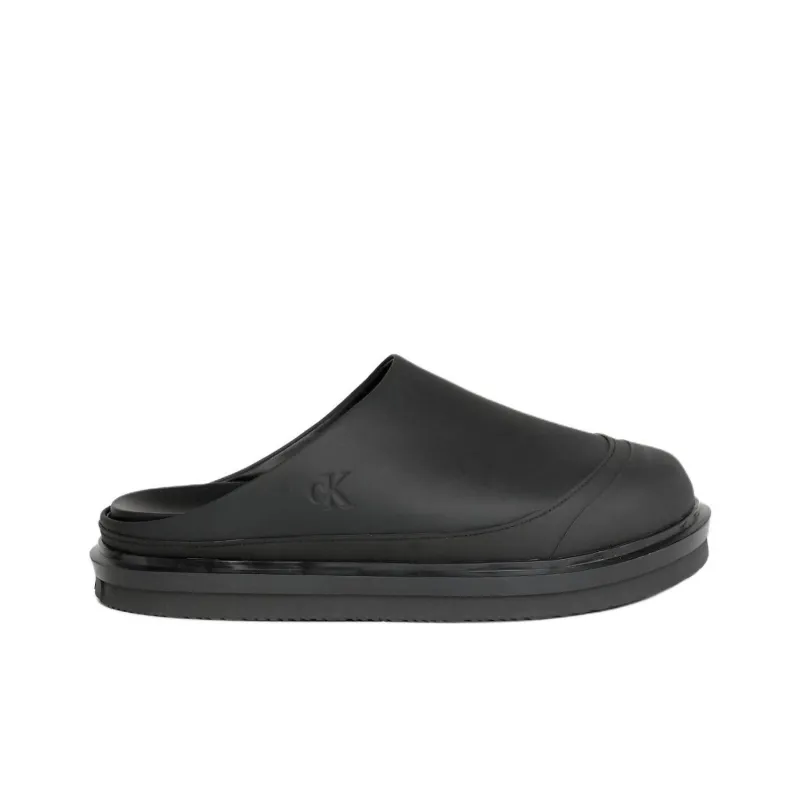 CALVIN KLEIN Wrap-toe Slippers Men's Black-1