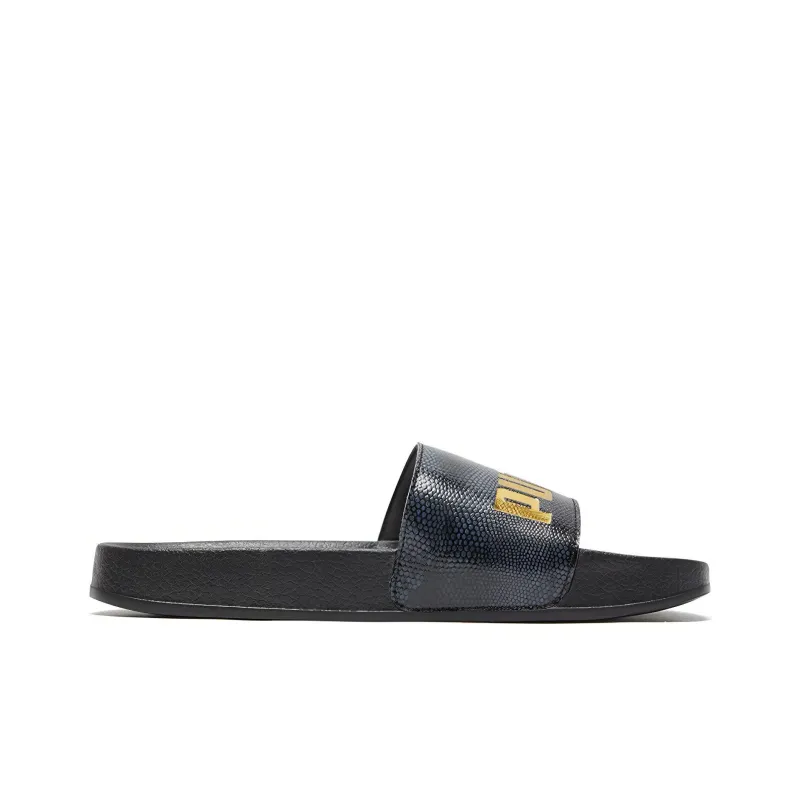 PUMA Leadcat Snake Lux Slide Sandal Black-1