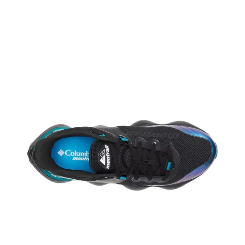 Columbia Montrail Cushioning Anti Slip And Wear Resistant Low Top Trail Running Y2k Running Shoes Men's Black Blue-4