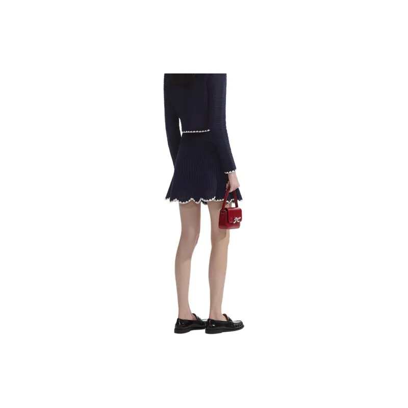 Self portrait Crochet knit Mini Skirt-1