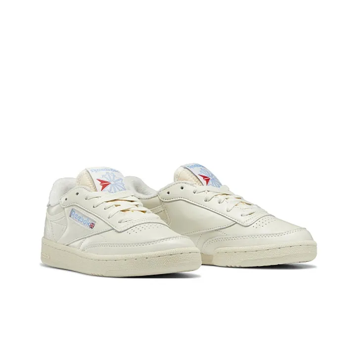 Reebok Club C Series 85 Cushioning Wear Resistant Low Top Skateboard Shoes Women's White-2