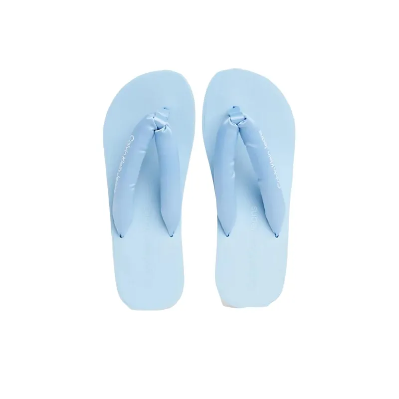 CALVIN KLEIN Slip-Resistant Flip Flops 6cm Women's Nightfall Blue-3