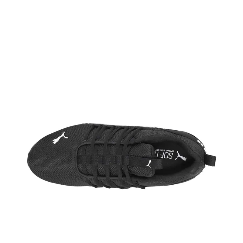 PUMA Axelion Linear Lines Slip Resistant Low Top Training Shoes Men's Black-3