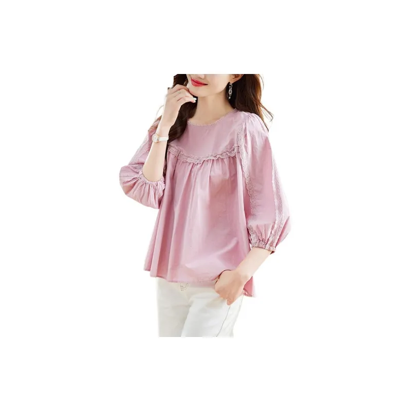 La Chapelle Shirts Women's Pink-2