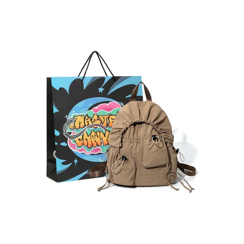 MASTER CANVAS Backpacks Khaki-1