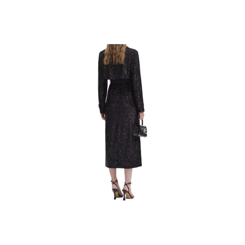 Self portrait Coat Women's Classic Black-1