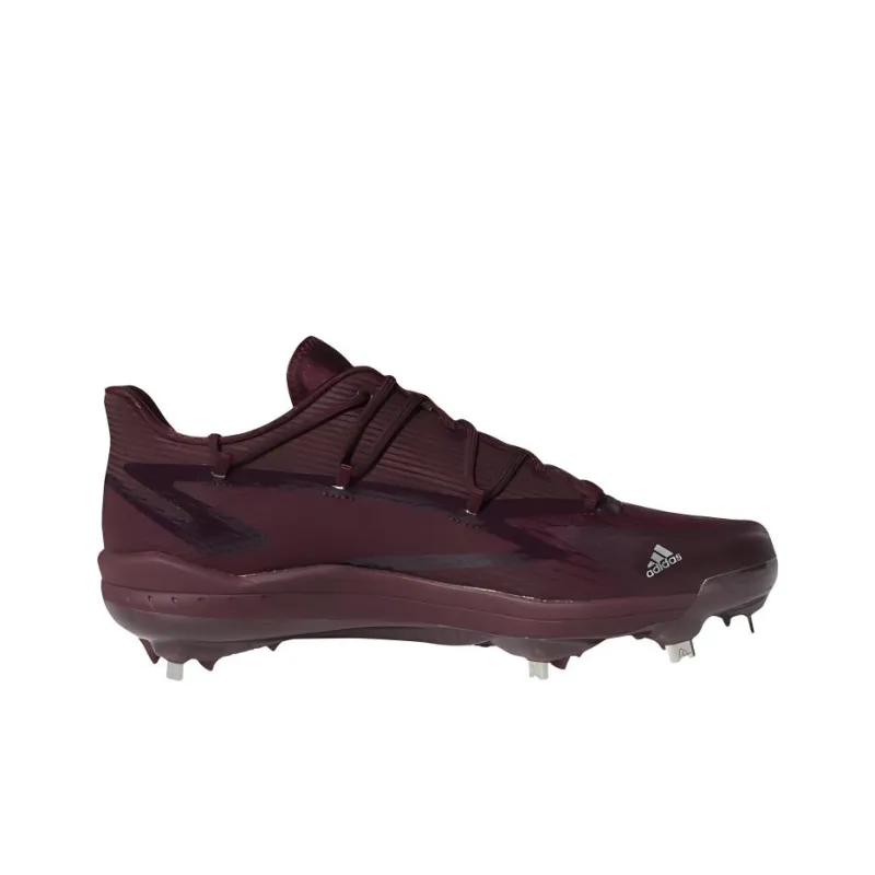 Adidas Adizero Afterburner 8 Cushioning, Wear Resistant Low Top Training Shoes Men's Dark Red-1