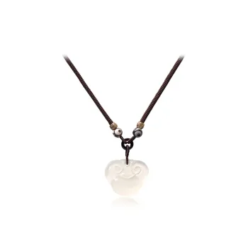 Teddy Bear Collection Chalcedony Jade Necklaces Unisex