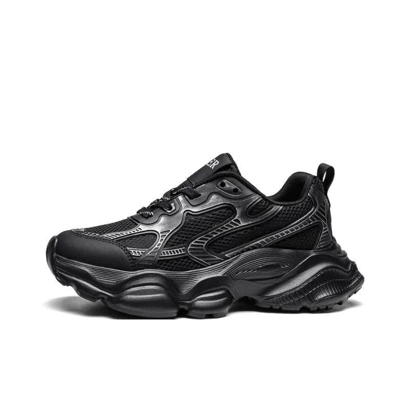 Magelly Cushioning Anti-Slip Wear-Resistant Breathable Lightweight Height Increasing Low-Top Chunky Sneakers Men's-0