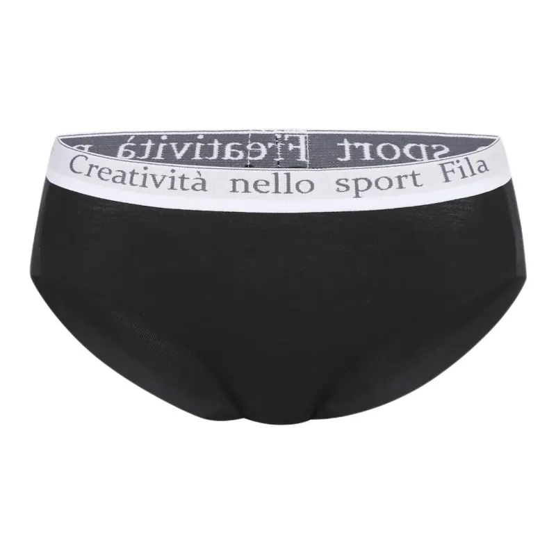 FILA Underpants Women's 1 Pack Black-0
