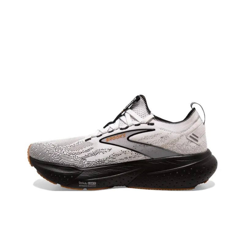 Brooks Glycerin 21 Anti Slip Wear Resistant Low Top Running Shoes Men's Gray Black-0