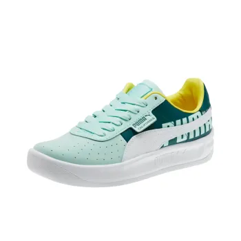 PUMA California Cushioning Wear-Resistant Low-Top Skateboard Shoes Women's Cyan