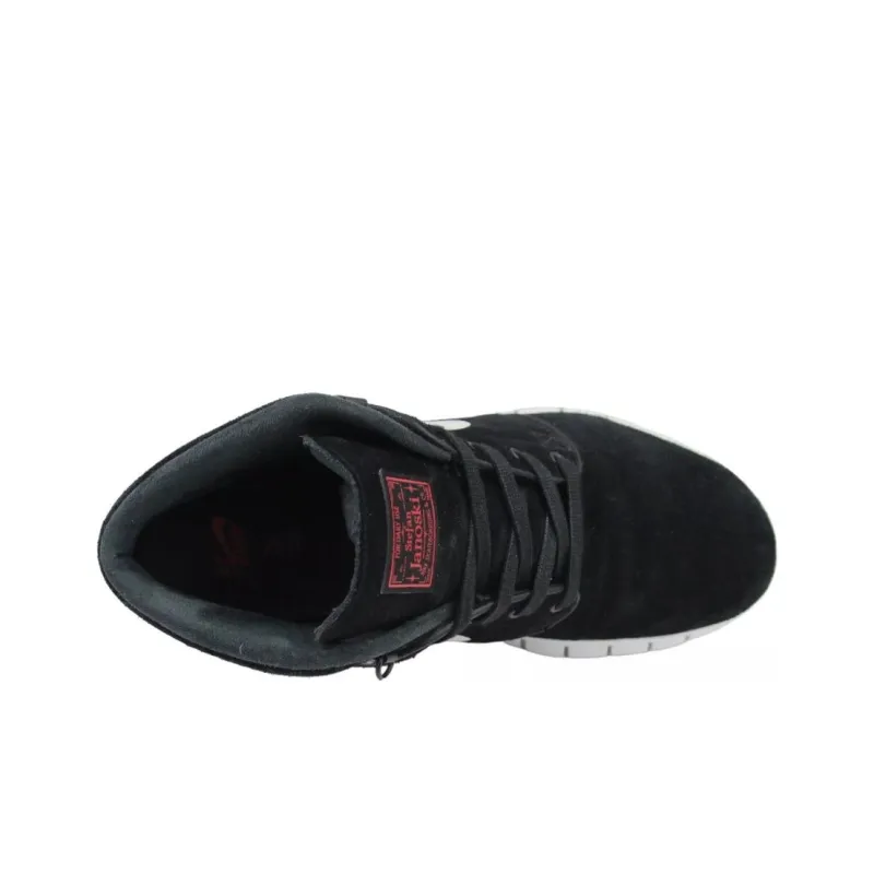 Nike Sb Stefan Janoski Max Mid L Black White University Red-3