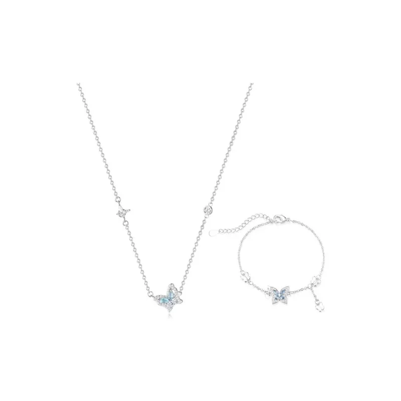 Silver Trim Alloy Necklaces Women's-10