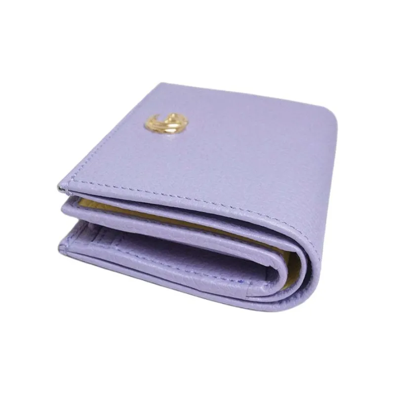 GUCCI GG Marmont Leather Wallet Mini Women's Light Purple-4