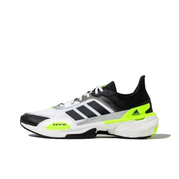 Adidas MTS Anti Slip Wear Resistant Low Top Casual Running Shoes Unisex Black White Green