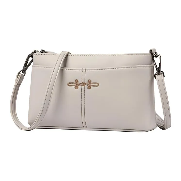 BRINCH PU Shoulder Bag Regular Women's Black/Blue/Burgundy/Beige Gray-7