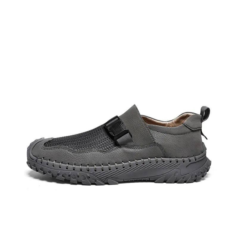 Bull charm Casual Shoes Men Low Top Black/Beige/Gray-6