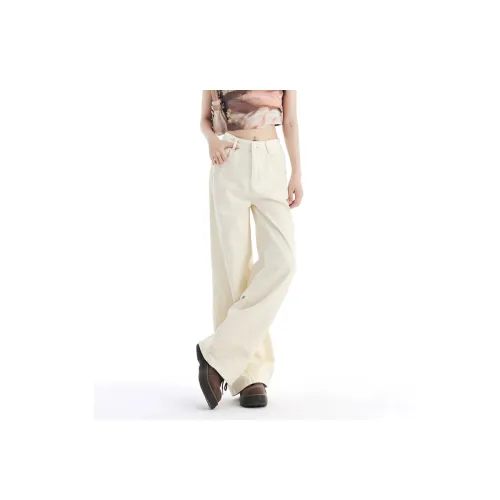 ABCMININ Jeans Women's White