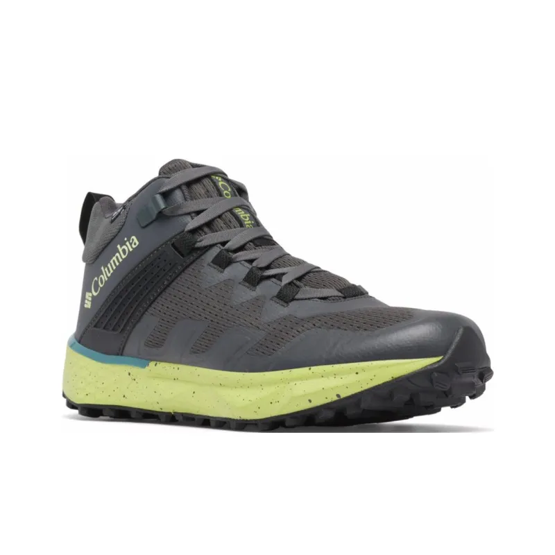 Columbia Facet 75 Cushioned Anti-Slip Wear-Resistant And Water-Resistant Mid-Top Hiking Boots Men's Gray Green-2