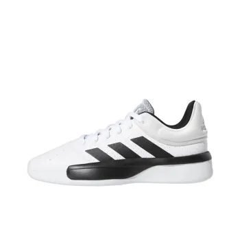 Adidas Pro Adversary Low Anti Slip Wear Resistant Mid Top Basketball Shoes Men's Black White
