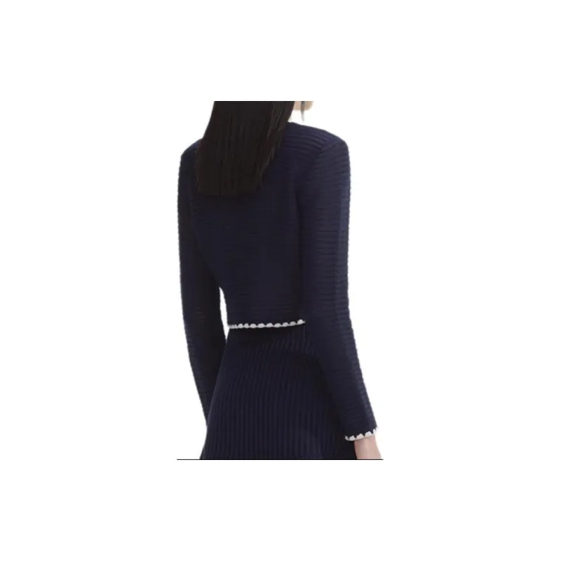 Self portrait Knitwear Women's Navy Blue-1