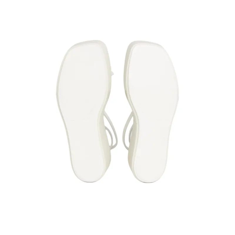 CALVIN KLEIN Strap Sandals 6cm Women's White-5