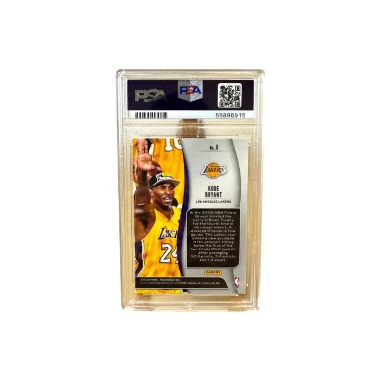 PANINI Kobe Bryant 2019 PANINI Prizm Nba Finalists #9 PSA Or Bgs Graded-1