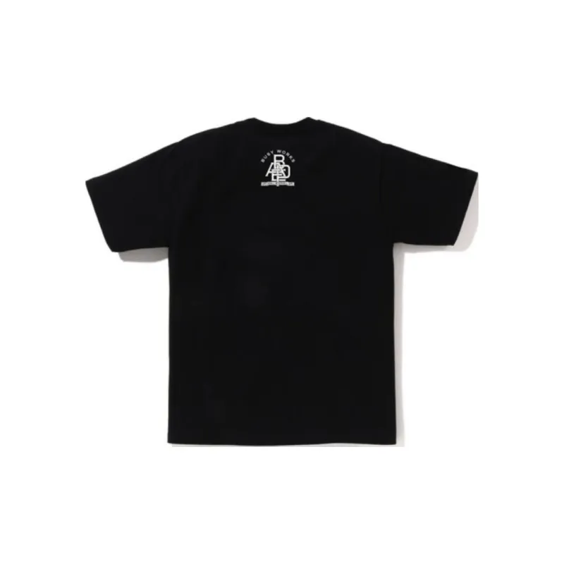 A BATHING APE Logo print Cotton T shirt-1