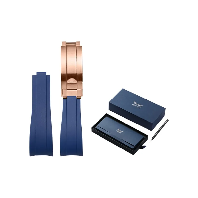 JEAYOU Rolex Submariner, Daytona, Yacht, And Oyster Wrist Watch Compatibility Watch Band 21mm Fluoroelastomer Material-21