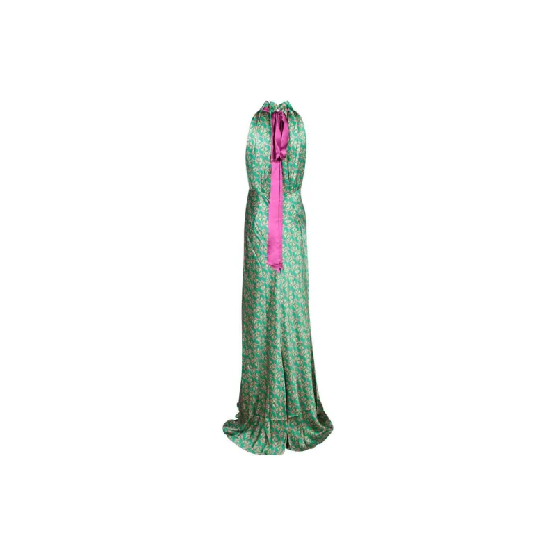 SALONI SS24 Sleeveless Dress Women's Green-1