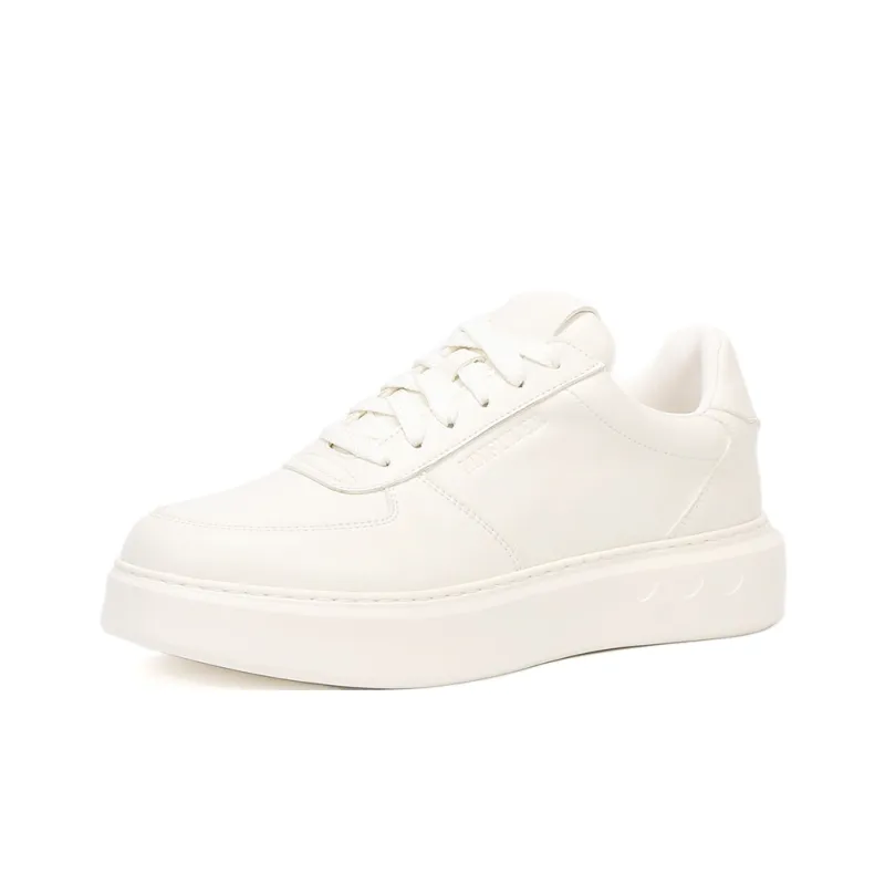 MYFULER Men's Casual Shoes Men's White-1