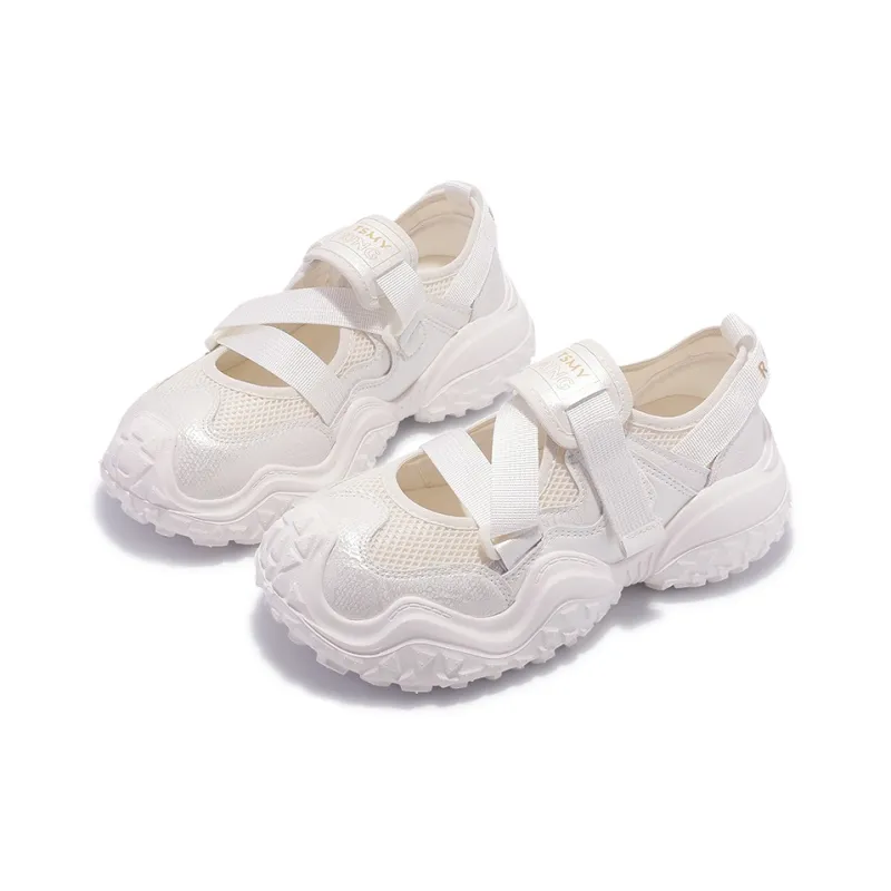 Miss Zhang Cushioned Slip-Resistant Abrasion-Resistant Low-Top Casual Shoes Women's Beige-3