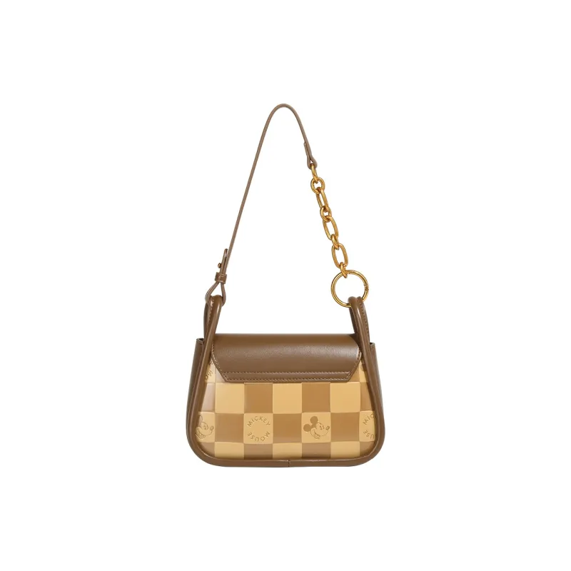 Disney Mickey Series PU Crossbody Bag Shoulder Bag Underarm Handbag Regular Women's Brown-4