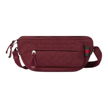 GUCCI OriginalGG Canvas Bag Shoulder Bag Crossbody Bag Small Size Men's Red