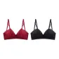 [2 Pack]Burgundy+Black