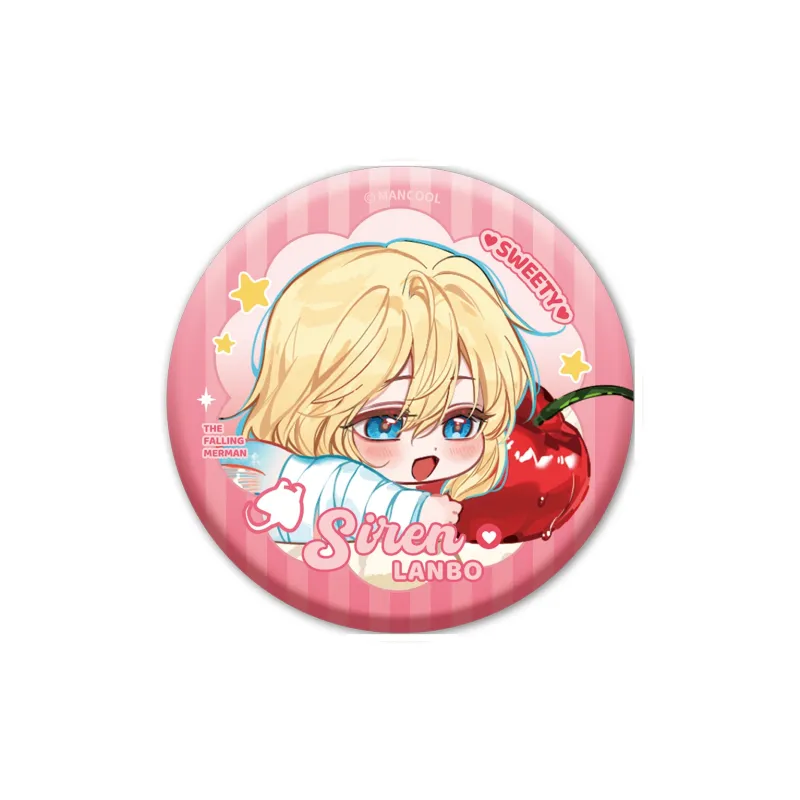MANCOOL The Falling Merman Badge, Badge, Merchandise-2