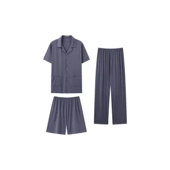 MIIOW Pajama Set Men's Navy Blue