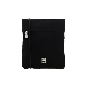 GIVENCHY Nylon Shoulder Bag Clutch Men's Black
