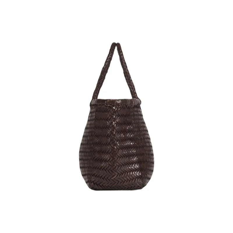 Dragon Diffusion Calfskin Tote Bag, Shopping Bag, Handbag Tubas Women's Brown-2