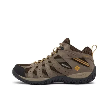 Columbia Redmond Anti Slip Wear Resistant Mid Top Running Shoes Men's Coffee