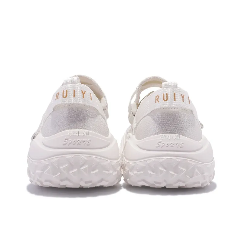 Miss Zhang Cushioned Slip-Resistant Abrasion-Resistant Low-Top Casual Shoes Women's Beige-6