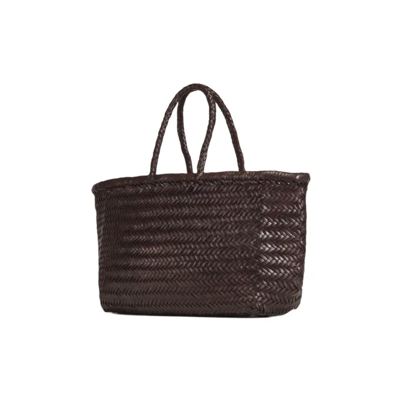 Dragon Diffusion Calfskin Tote Bag, Shopping Bag, Handbag Tubas Women's Brown-1
