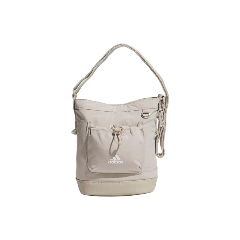 Adidas Recycled Polyester Blended With Recycled Polyamide Handbag Shoulder Bag Regular Unisex Beige-0
