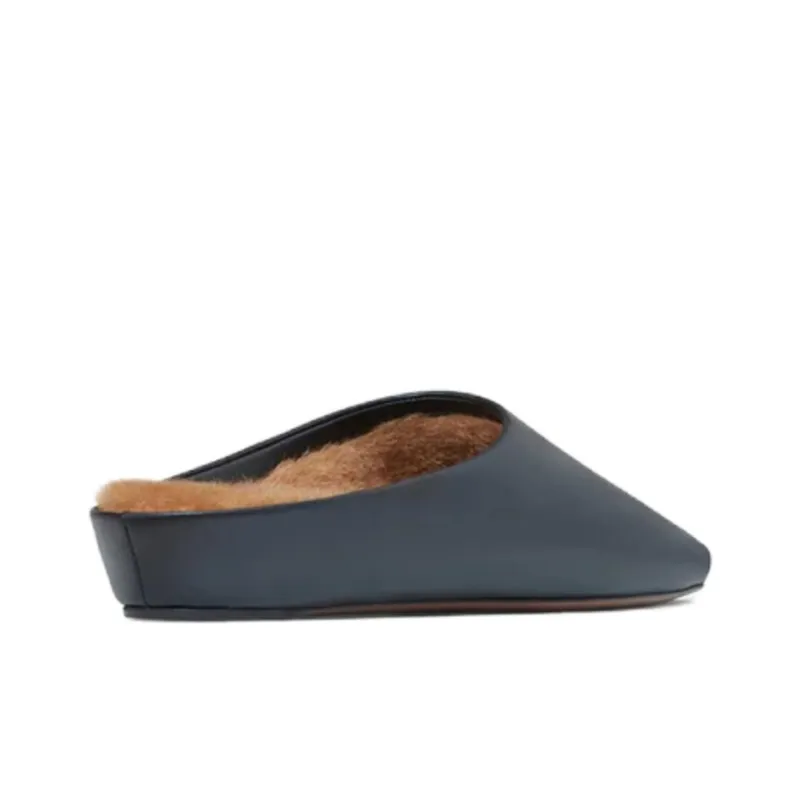 NEOUS Closed Toe Slippers 3cm Women's Black-3