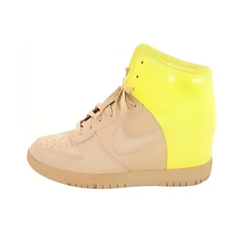 Nike Dunk Sky High Vt Vachetta Tan Sonic Yellow Women's