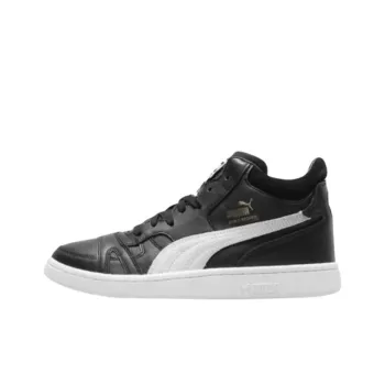 PUMA Becker Mid Retro Mid Tops Casual Skateboarding Shoes Black White
