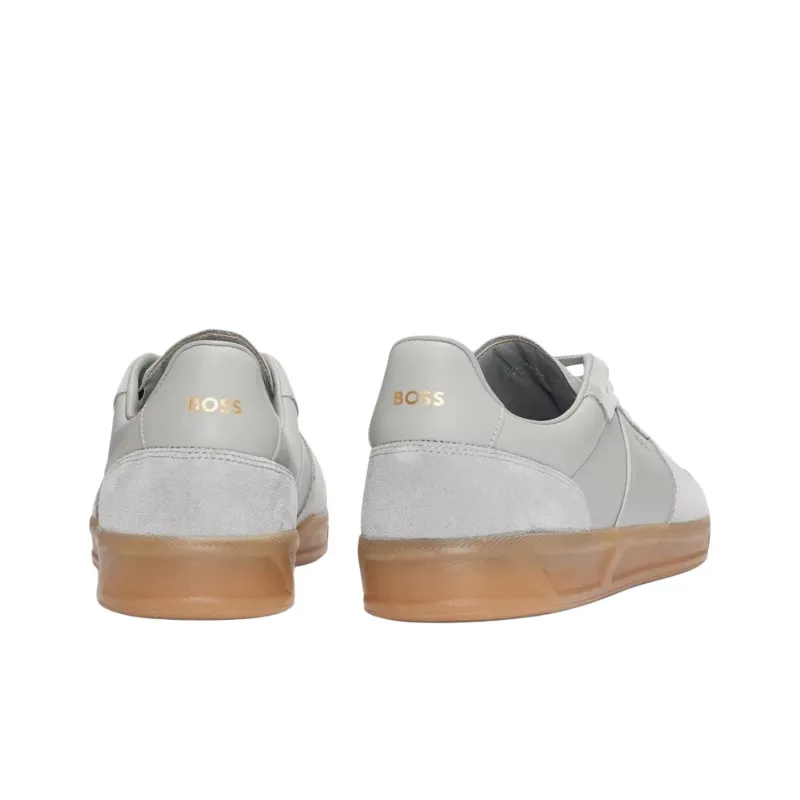 HUGO BOSS Low Top Skateboard Shoes Men's Gray-3